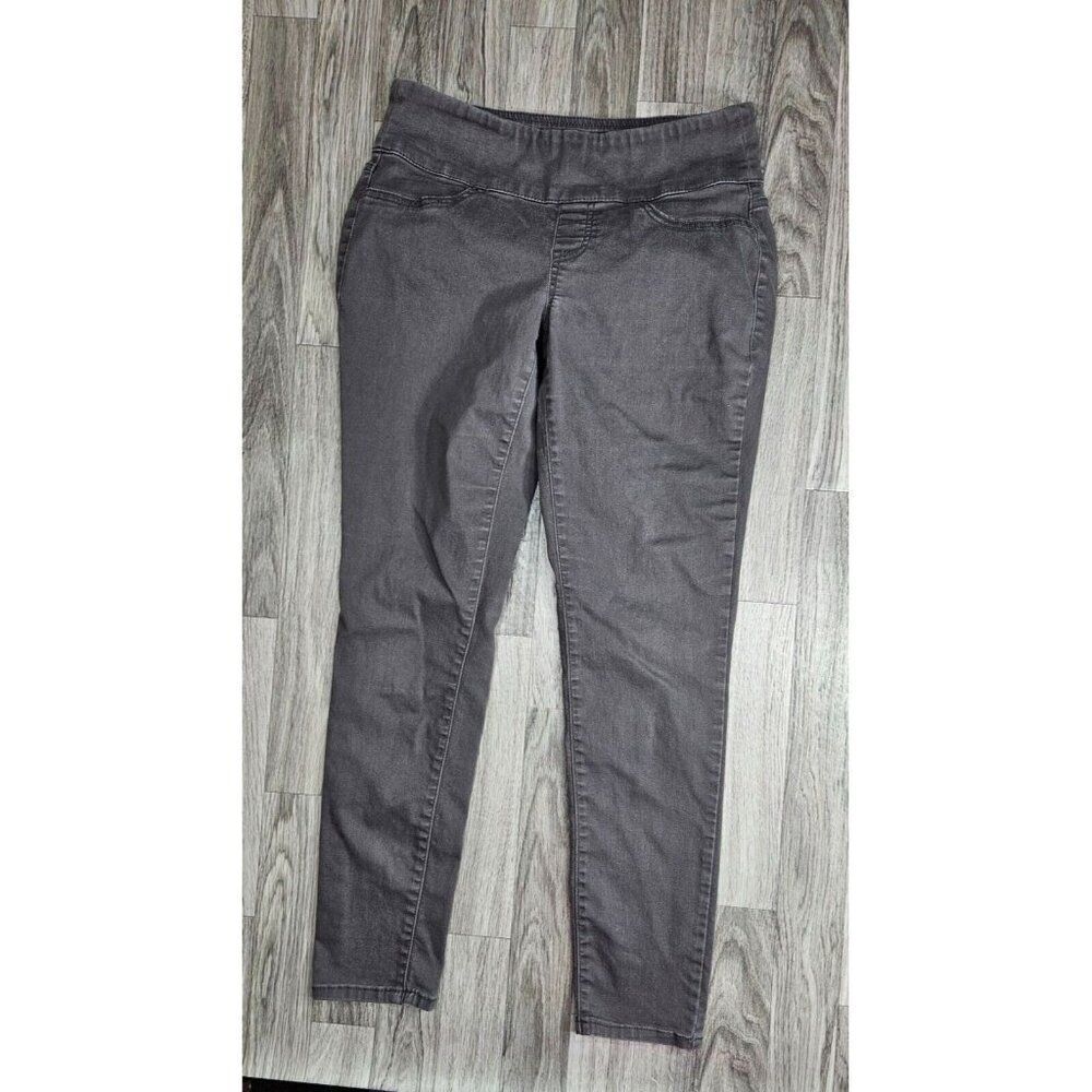 (3/$35) SO Juniors Size Medium Pull On Stretch Grey Denim Jeans